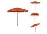 Vidaxl Ombrellone Terracotta Rosso 200X125 Cm - Ombrelloni E Tende Da Sole