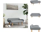Vidaxl Letto Per Cani Grigio Chiaro 70X40X24 Cm In Tessuto - Letti Per Cani