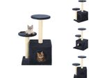 Vidaxl Tiragraffi Per Gatti In Sisal 60 Cm Blu Scuro - Tiragraffi
