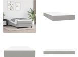 Vidaxl Materasso A Molle Insacchettate Grigio Chiaro 100X200X20 Cm - Materasso A Molle Insacchettate - Materassi A Molle Insacchettate - Materasso - Mobili Per La Camera Da Letto