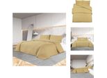 Vidaxl Set Di Biancheria Da Letto Taupe 135X200 Cm In Cotone - Copripiumini