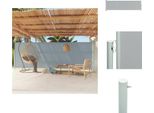 Vidaxl Tenda Laterale Estensibile 180X600 Cm Grigio - Ombrelloni E Tende Da Sole