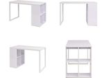 vidaXL Schreibtisch 120×60×75 cm Weiß - Schreibtisch - Schreibtische - Bürotisch - Bürotische