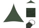 Vidaxl Tenda Da Sole 160 G/M² Verde Scuro 5X6X6 M Hdpe - Ombrelloni E Tende Da Sole