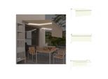 Vidaxl Tenda Da Sole Automatica Con Tenda A Rullo Led Con Sensore Di Vento 4X3 M Crema - Tende Da Sole