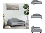 Vidaxl Letto Per Cani Grigio Chiaro 70X45X30 Cm In Tessuto - Letti Per Cani