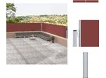 Vidaxl Tenda Laterale Estensibile Marrone 117X1200 Cm - Ombrelloni E Tende Da Sole