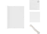 Vidaxl Schermo Privacy Per Balcone Bianco 120X400 Cm Tessuto Oxford - Ombrelloni E Tende Da Sole