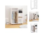 Vidaxl Armadio Bianco 80X40X110 Cm Materiale A Base Di Legno - Armadi