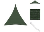 Vidaxl Tenda Da Sole 160 G/M² Verde Scuro 4X5X5 M Hdpe - Ombrelloni E Tende Da Sole
