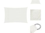 Vidaxl Tenda Da Sole 160 G/M² Bianca 3X5 M Hdpe - Ombrelloni E Tende Da Sole