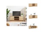 Mobile Tv Vidaxl Rovere Sonoma 102X30X37,5 Cm Materiale A Base Di Legno - Mobili Tv