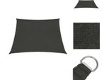 Vidaxl Tenda Da Sole 160 G/M² Antracite 3/4X2 M Hdpe - Ombrelloni E Tende Da Sole