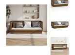Vidaxl Letto Da Giorno Marrone Miele 80X200 Cm In Legno Di Pino Massiccio - Letti E Strutture Letto