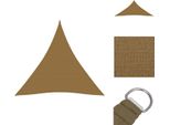 Vidaxl Tenda 160 G/M² Taupe 4X4X4 M Hdpe - Ombrelloni E Tende Da Sole
