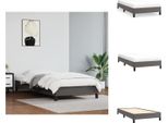 Vidaxl Struttura Letto Grigio 80X200 Cm In Similcuoio - Letti E Strutture Letto