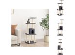 Vidaxl Albero Tiragraffi Con Graffiatoi In Sisal Grigio Scuro 105 Cm - Alberi Tiragraffi