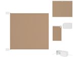 Vidaxl Tenda Verticale Taupe 140X420 Cm Tessuto Oxford - Ombrelloni E Tende Da Sole