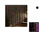 Vidaxl Tenda Luminosa Led 3X3 M 300 Led Colorati 8 Funzioni - Illuminazione Natalizia