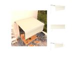 Vidaxl Tenda Da Sole Automatica A Scomparsa Con Mantovana 4X3 M Crema - Tende Da Sole