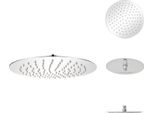 Vidaxl Soffione Doccia A Pioggia In Acciaio Inox 25 Cm Rotondo - Soffioni Doccia