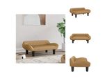 Vidaxl Letto Per Cani Marrone 70X40X24 Cm In Velluto - Letti Per Cani