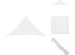 Vidaxl Tenda Da Sole In Tessuto Oxford Triangolare 2,5X2,5X3,5 M Bianco - Ombrelloni E Tende Da Sole