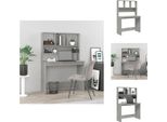 Vidaxl Scrivania Con Ripiano In Cemento Grigio 102X45X148 Cm Materiale A Base Di Legno - Scrivanie