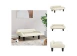 Vidaxl Letto Per Cani Crema 70X40X24 Cm In Velluto - Letti Per Cani