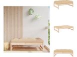 Vidaxl Sgabello Da Giardino 120X80 Cm In Legno Di Pino Massiccio - Elementi Per Divani Da Giardino