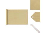 Vidaxl Schermo Privacy Per Balcone In Tessuto Oxford 75X600 Cm Beige - Ombrelloni E Tende Da Sole