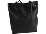 Florence Borsa In Pelle Shopper A Tracolla Nera OTM107S