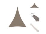 Vidaxl Tenda Da Sole In Tessuto Oxford Triangolare 3X4X4 M Taupe - Ombrelloni E Tende Da Sole