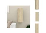 Mobile Tv Vidaxl Rovere Sonoma 30,5X30X90 Cm Materiale A Base Di Legno - Mobili Tv