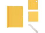 Vidaxl Schermo Privacy Per Balcone Giallo 120X600 Cm Tessuto Oxford - Ombrelloni E Tende Da Sole