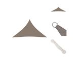 Vidaxl Tenda Da Sole In Tessuto Oxford Triangolare 3,5X3,5X4,9 M Taupe - Ombrelloni E Tende Da Sole
