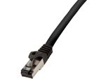 Logilink Professional CQ8113S Cavo Patch Logilink Premium, Cat. 8.1, S/Ftp, 20 M, Nero