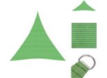 Vidaxl Tenda Da Sole 160 G/M² Verde Chiaro 5X6X6 M Hdpe - Ombrelloni E Tende Da Sole