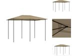 Vidaxl Pavillon 3X4X2,6 M Taupe 160 G/M² - Pavillons & Partyzelte