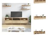 Mobile Tv Vidaxl Rovere Sonoma 150X30X44,5 Cm Materiale A Base Di Legno - Mobili Tv