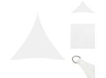 Vidaxl Tenda Da Sole In Tessuto Oxford Triangolare 4X4X4 M Bianco - Ombrelloni E Tende Da Sole