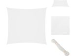 Vidaxl Tenda Da Sole In Tessuto Oxford Quadrato 5X5 M Bianco - Ombrelloni E Tende Da Sole