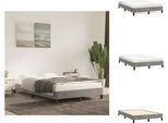 Vidaxl Struttura Letto Grigio Chiaro 120X200 Cm In Velluto - Letti E Strutture Letto