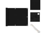 Vidaxl Schermo Privacy Per Balcone Nero 75X400 Cm Tessuto Oxford - Ombrelloni E Tende Da Sole
