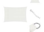 Vidaxl Tenda Da Sole 160 G/M² Bianco 2,5X4,5 M Hdpe - Ombrelloni E Tende Da Sole