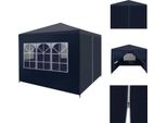 Vidaxl Tenda Per Feste 3X3 M Blu - Padiglioni E Tende Per Feste