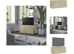 Mobile Tv Vidaxl Rovere Sonoma 80X34X36 Cm Materiale A Base Di Legno - Mobili Tv
