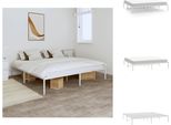 Vidaxl Struttura Letto In Metallo Bianco 180X200 Cm - Letti E Strutture Letto