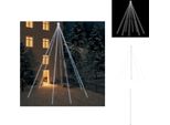 Vidaxl Albero Di Natale Luci Fiabesche Per Interni Esterni 1300 Led Bianco Freddo - Alberi Di Natale