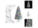 Vidaxl Albero Di Natale Artificiale Con Illuminazione Bianco 120Cm In Fibra Di Vetro - Alberi Di Natale